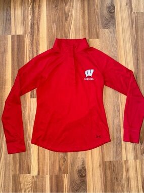Wisconsin Badgers Under Armour Quarter-Snap